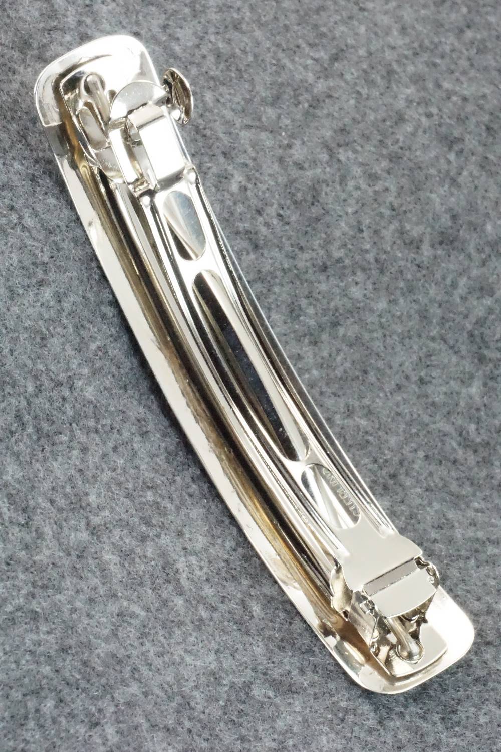 Coral & Sterling Silver Hair Barrette - Jolene Begay