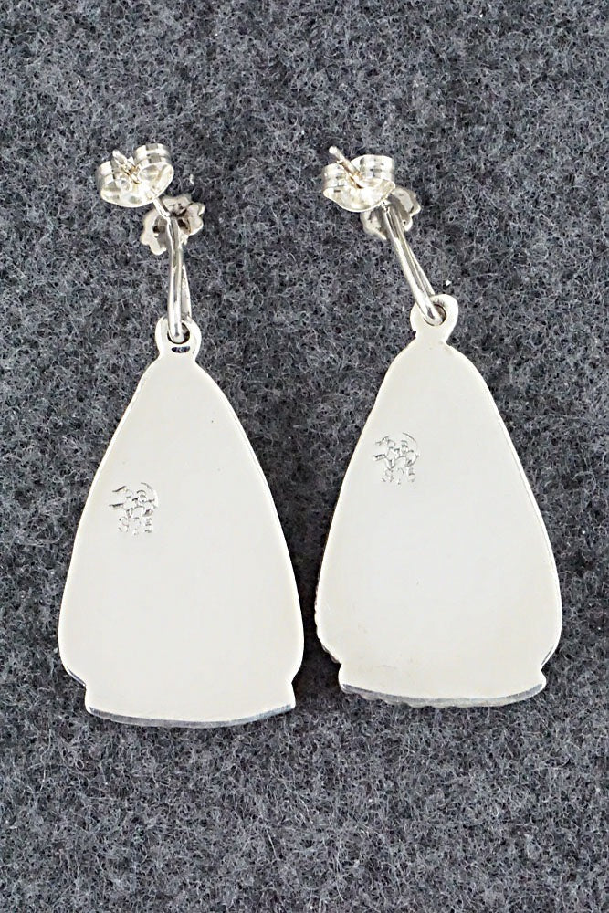 Turquoise and Sterling Silver Earrings - Sharon McCarthy