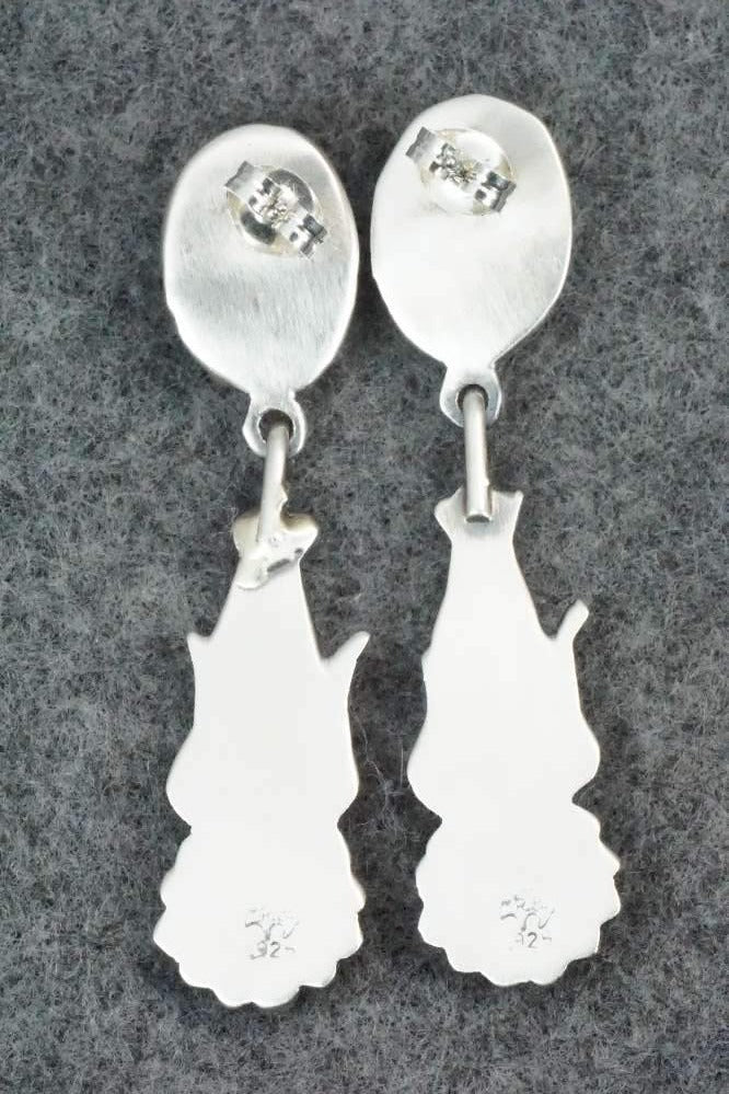 Turquoise & Sterling Silver Earrings - Annie Spencer
