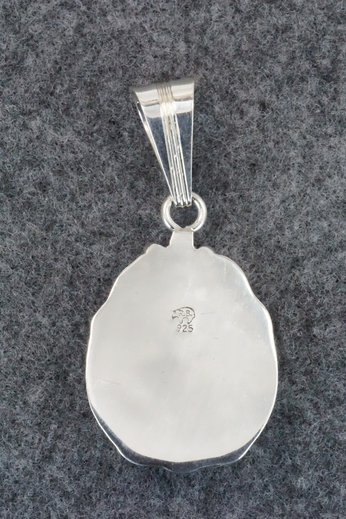 Turquoise & Sterling Silver Pendant - Samuel Yellowhair