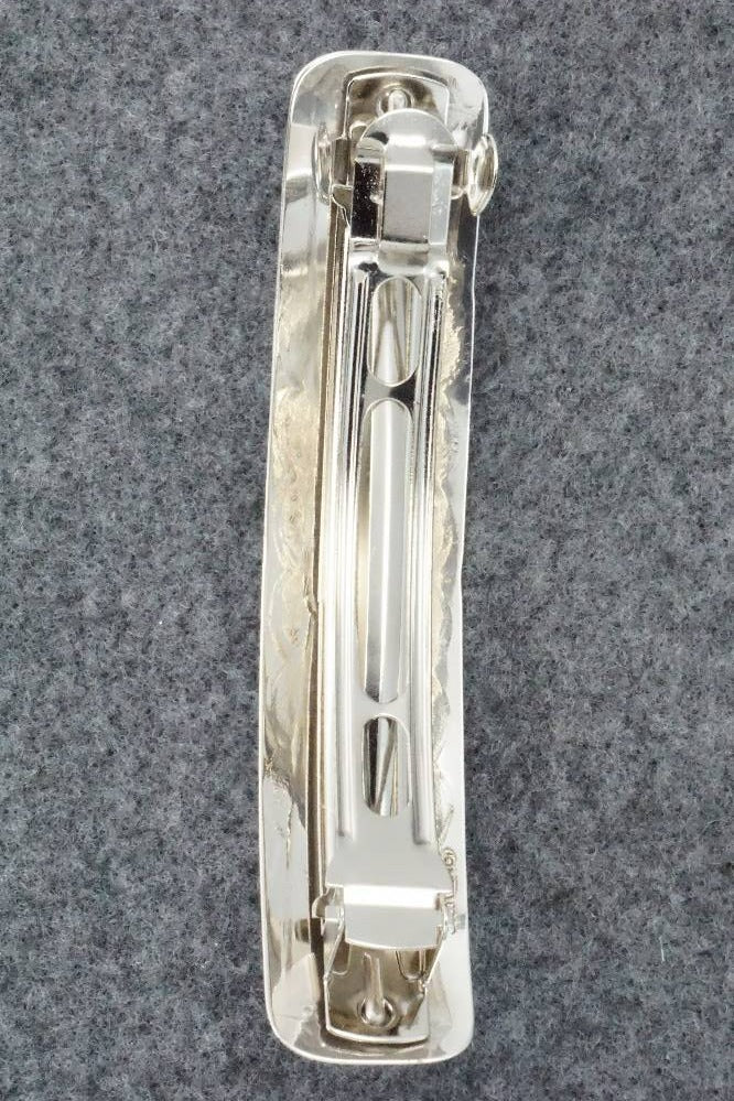 Turquoise & Sterling Silver Hair Barrette - Jolene Begay