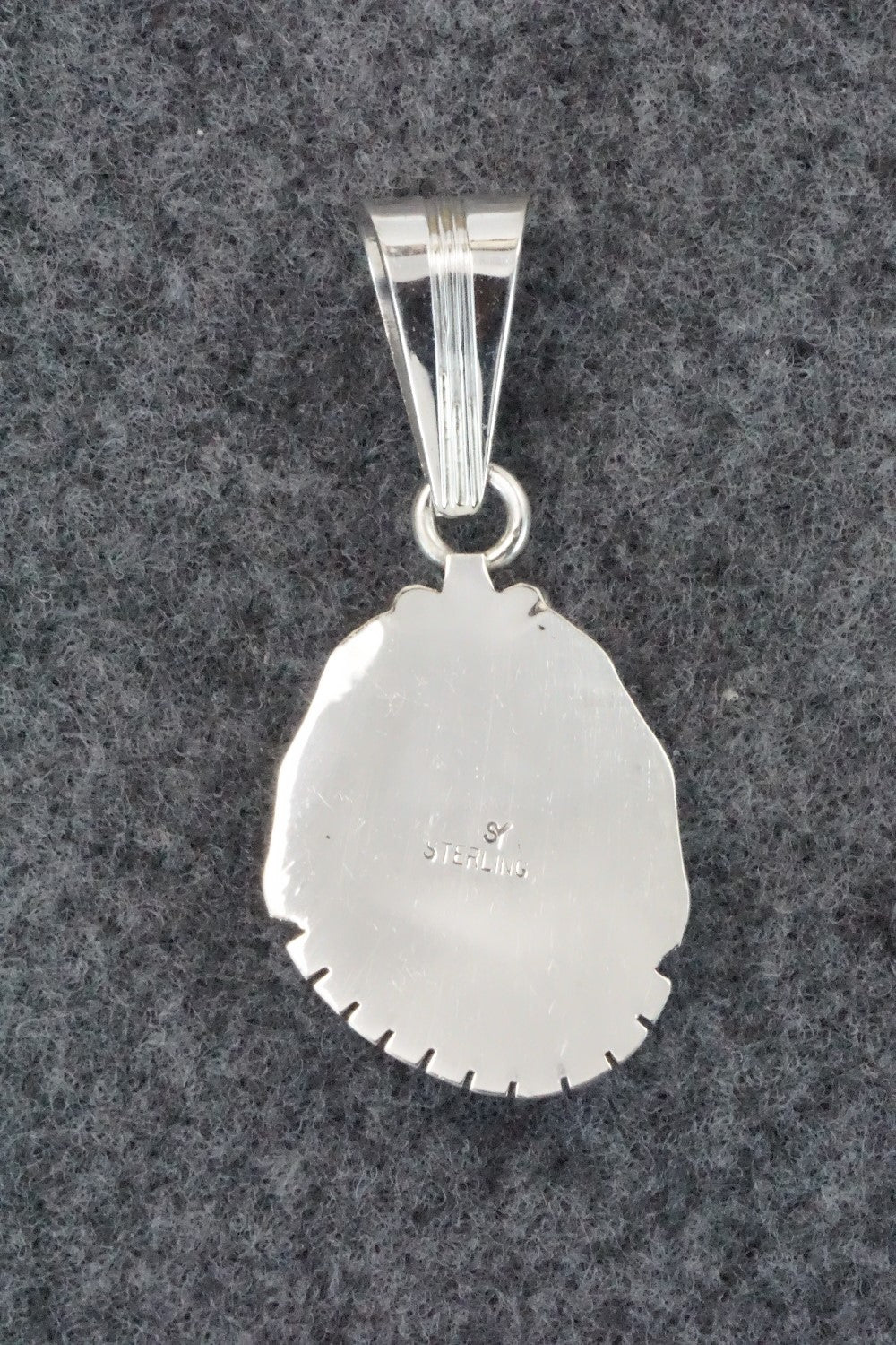 Turquoise & Sterling Silver Pendant - Samuel Yellowhair