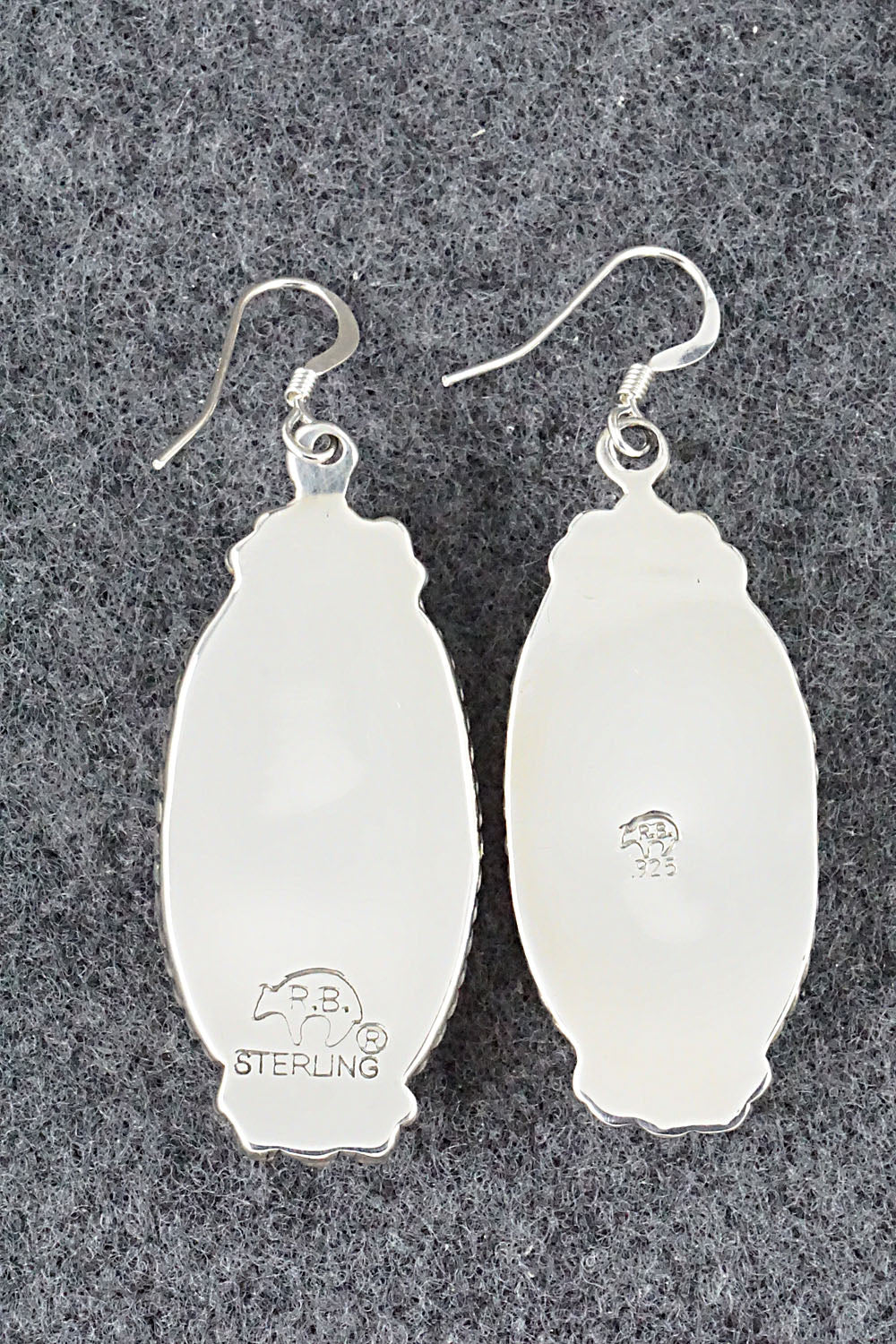 Turquoise & Sterling Silver Earrings - Gregg Yazzie