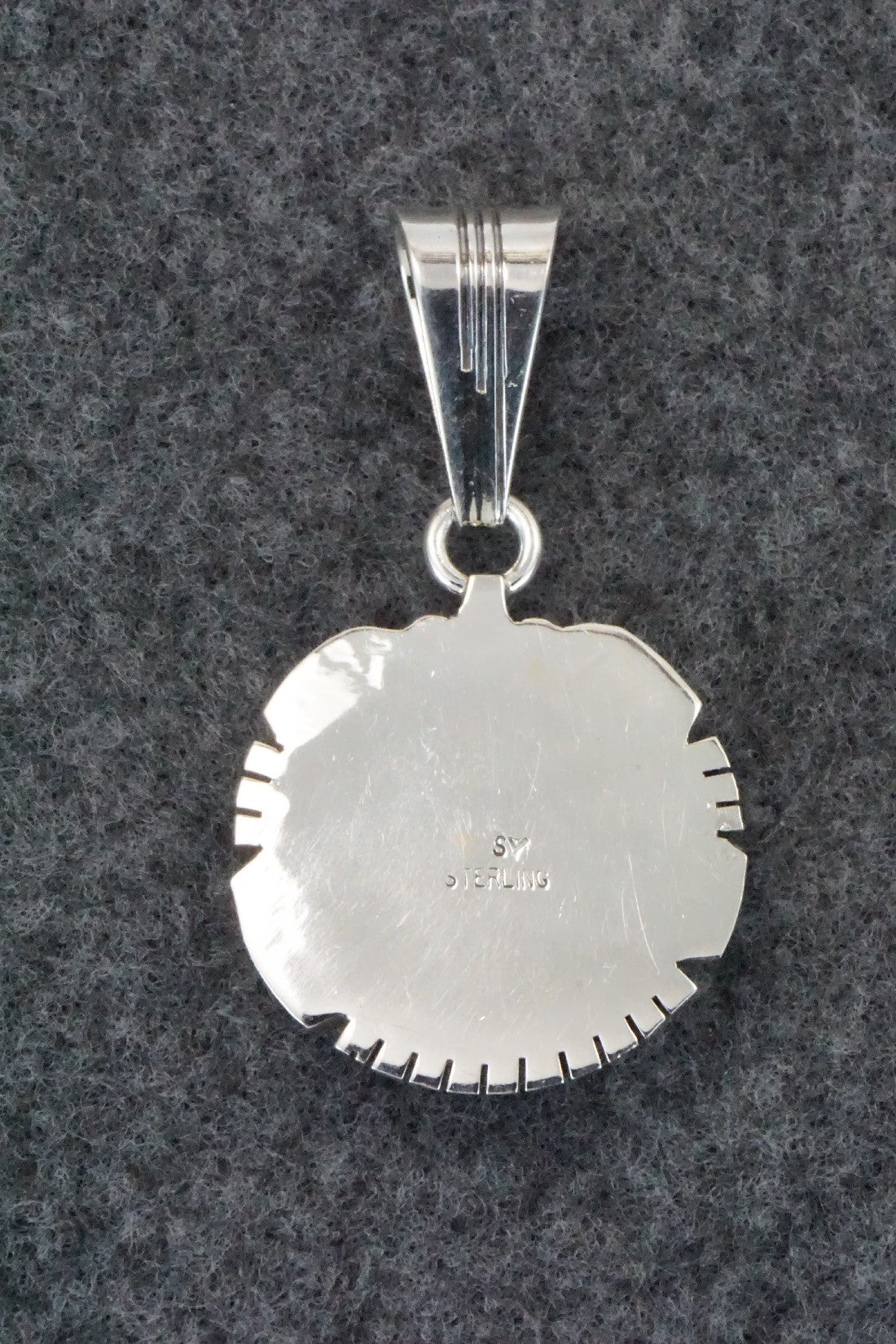 Turquoise & Sterling Silver Pendant - Samuel Yellowhair