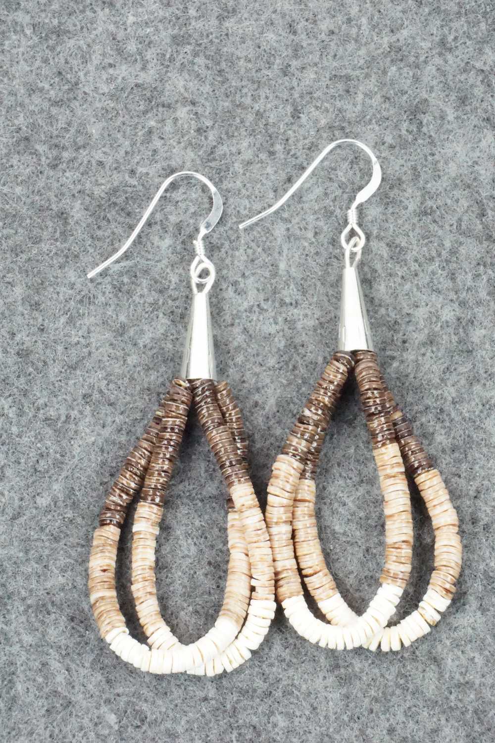 Shell & Sterling Silver Earrings - Ramona Bird