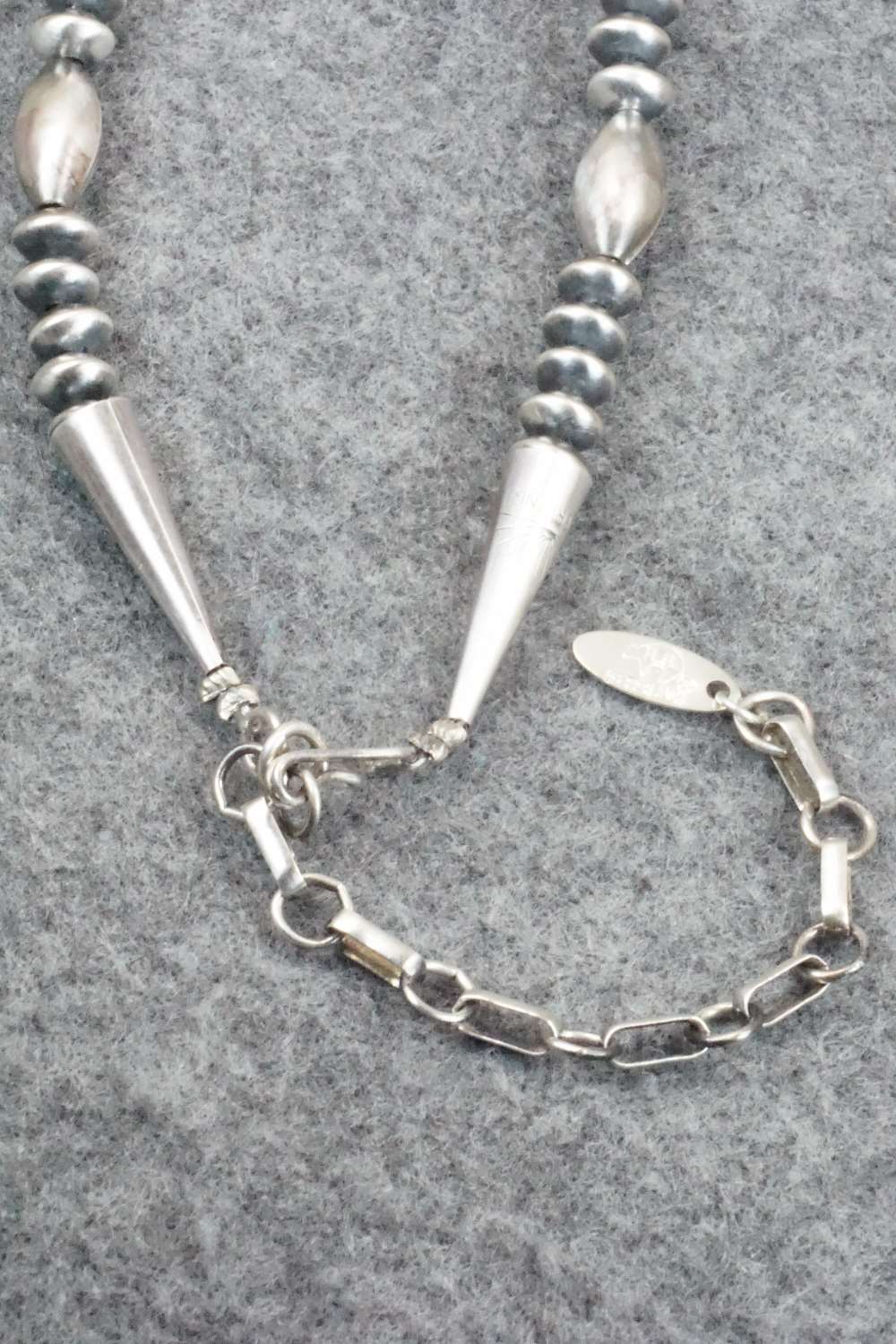 Turquoise & Sterling Silver Necklace - Navajo