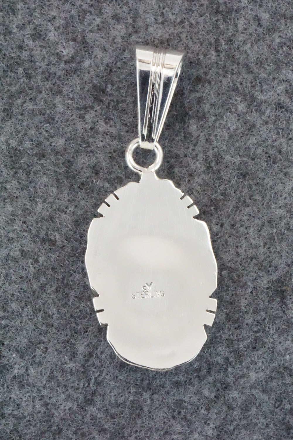 Turquoise & Sterling Silver Pendant - Samuel Yellowhair