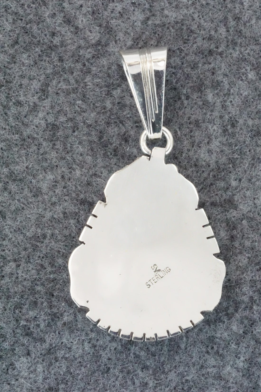 Turquoise & Sterling Silver Pendant - Samuel Yellowhair