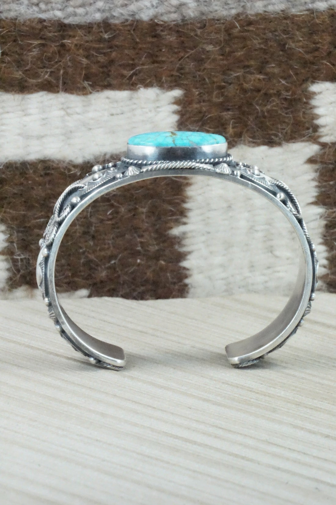Turquoise & Sterling Silver Bracelet - Derrick Gordon