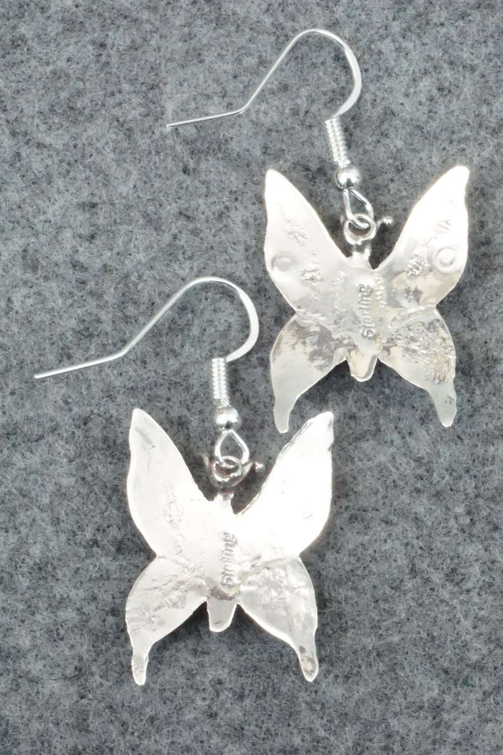 Turquoise & Sterling Silver Earrings - Lucille Platero