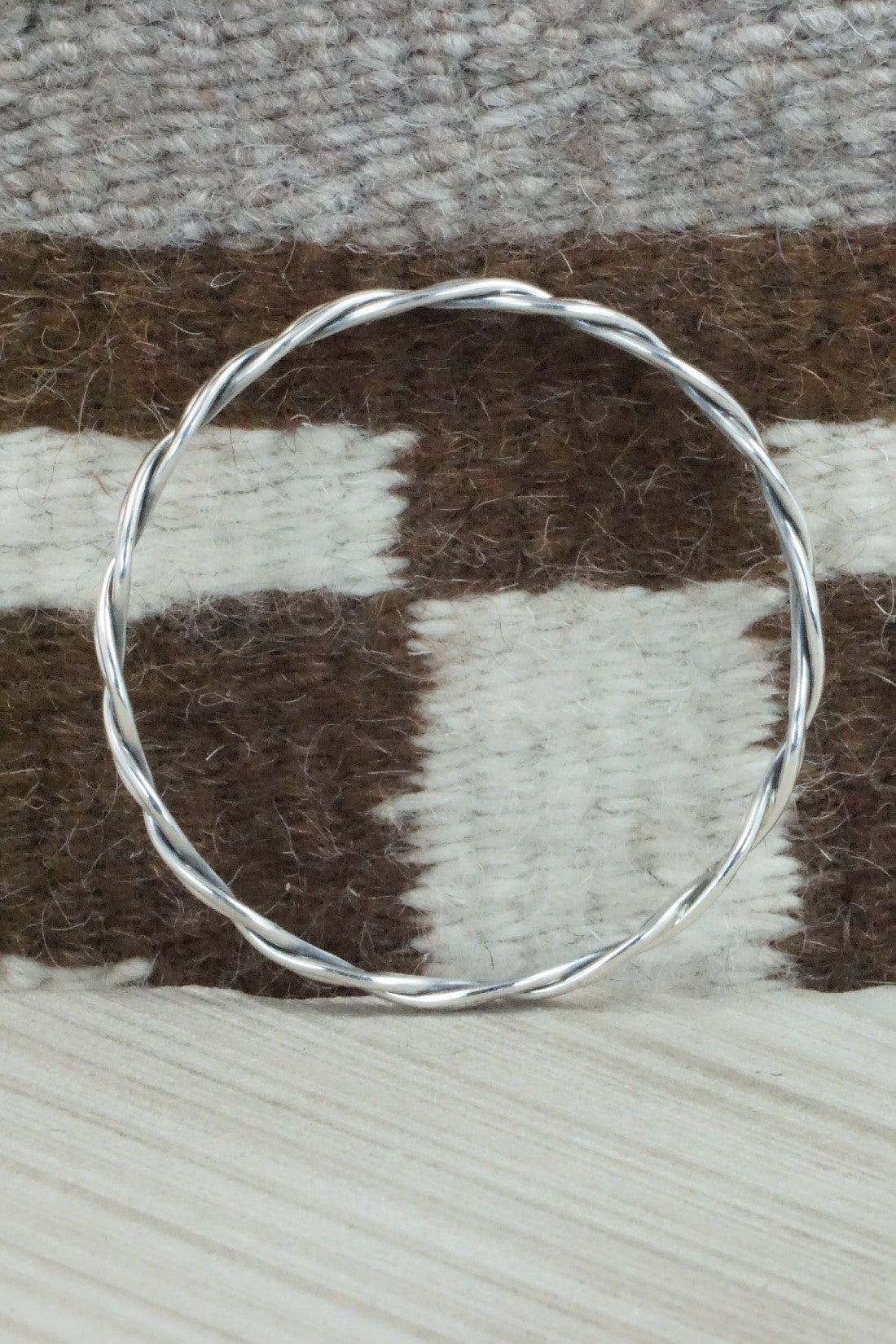 Sterling Silver Bangle - Elaine Tahe