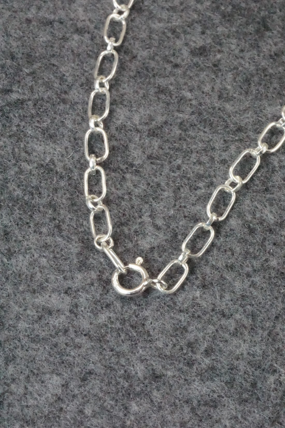 Spiny Oyster & Sterling Silver Necklace - Shania Johnson