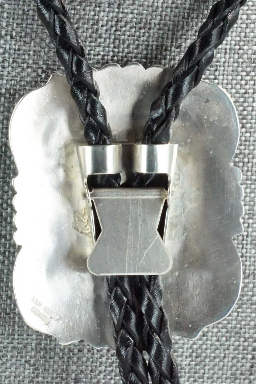 Turquoise & Sterling Silver Bolo Tie - Rosita Singer