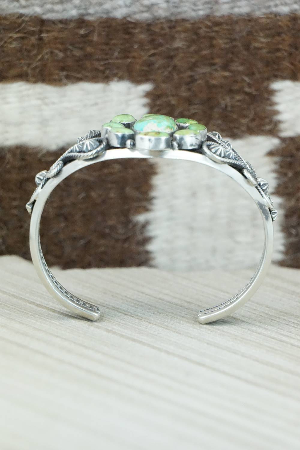 Turquoise & Sterling Silver Bracelet - Derrick Gordon