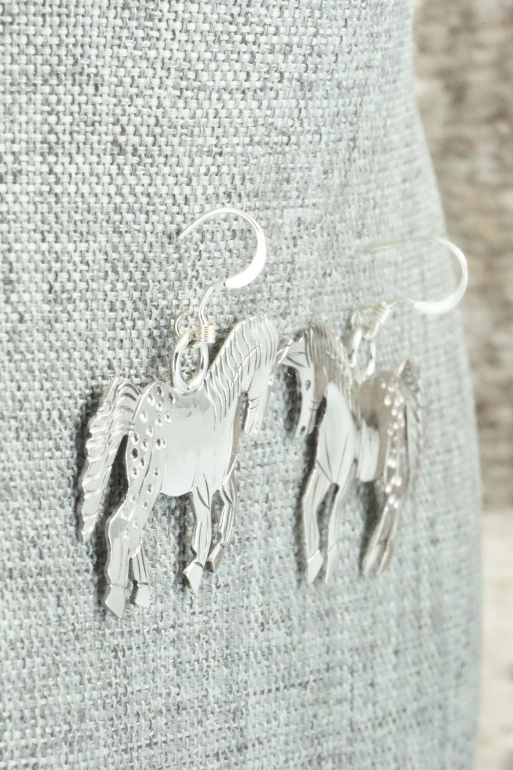 Sterling Silver Earrings - Louise Yazzie