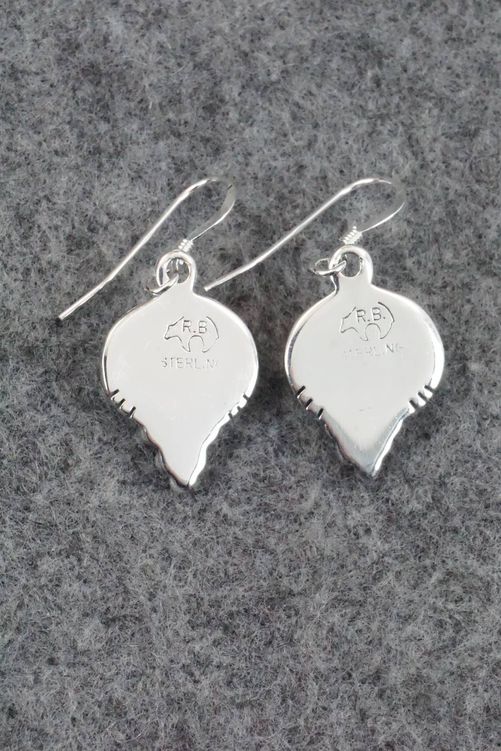 Turquoise & Sterling Silver Earrings - Isabelle Yazzie