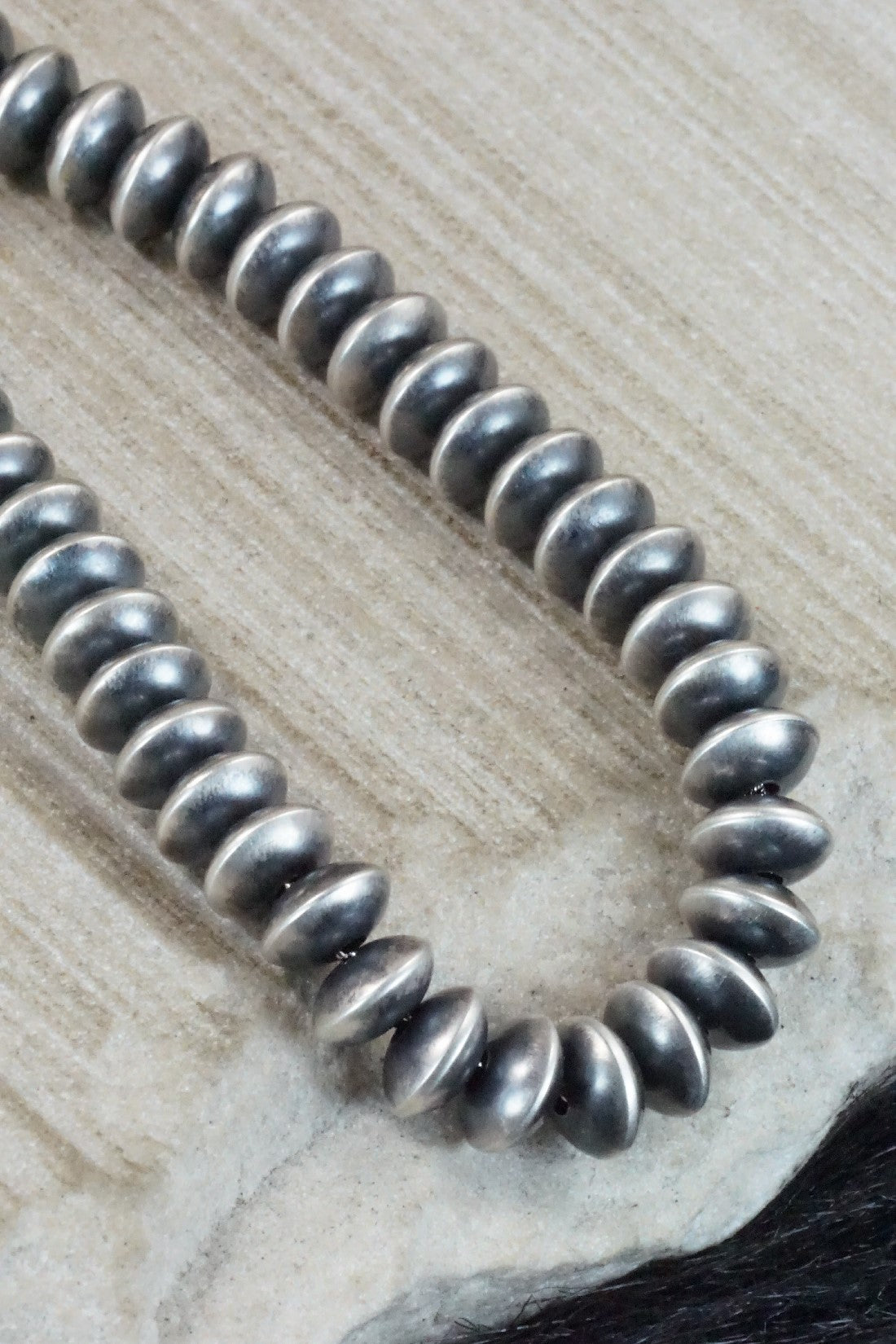 Sterling Silver Navajo Pearl Necklace - Jan Mariano