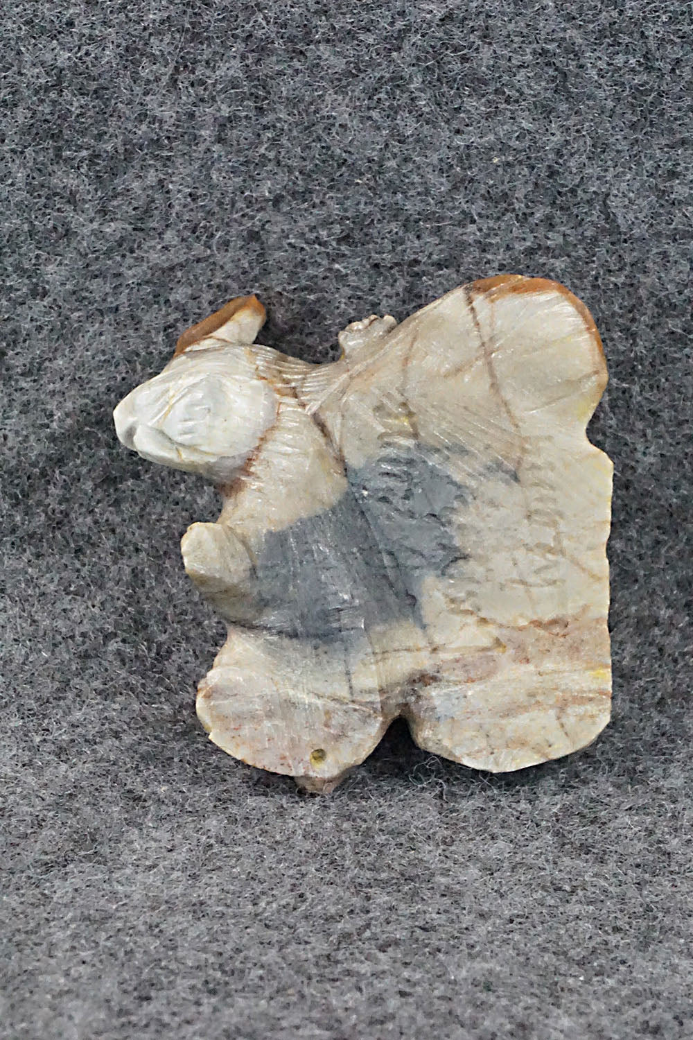 Rabbit Zuni Fetish Carving - Lance Cheama