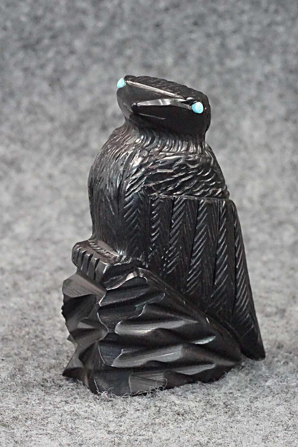 Crow Zuni Fetish Carving - Mike Tucson