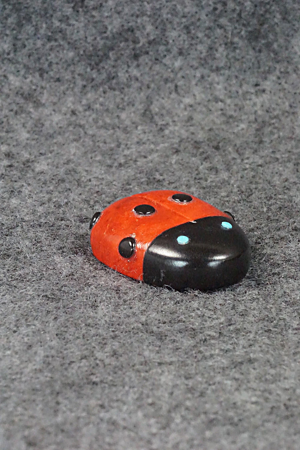 Lady Bug Zuni Fetish Carving - Reynold Lunasee