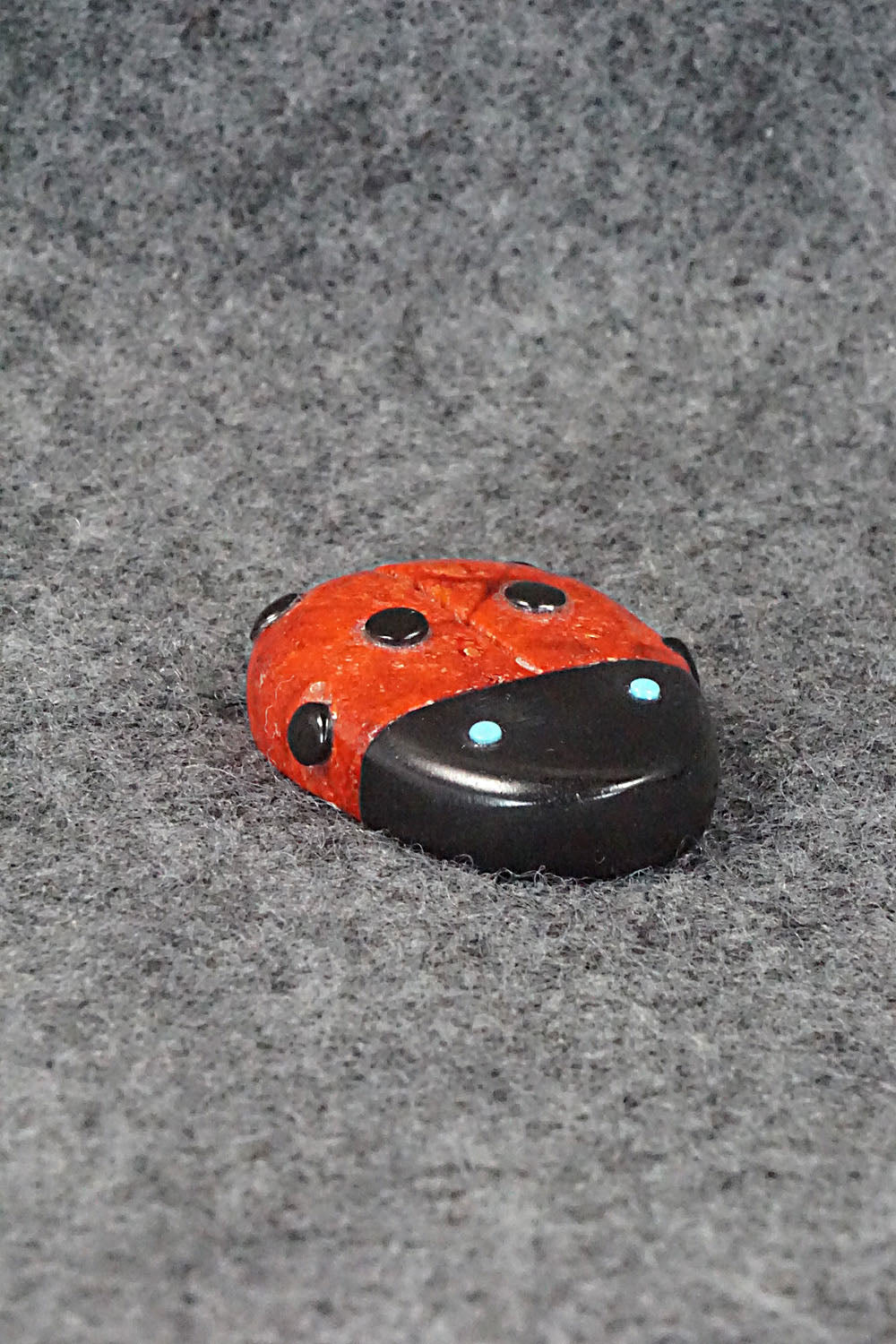 Lady Bug Zuni Fetish Carving - Reynold Lunasee