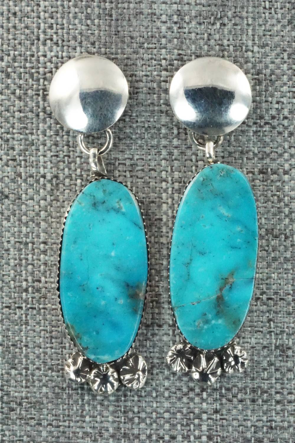 Turquoise & Sterling Silver Earrings - Selina Warner