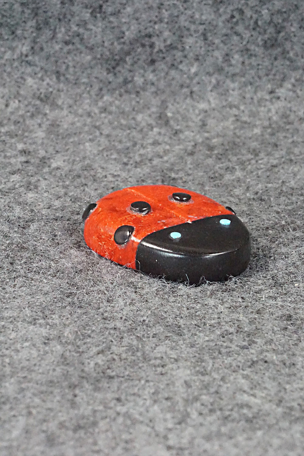 Lady Bug Zuni Fetish Carving - Reynold Lunasee
