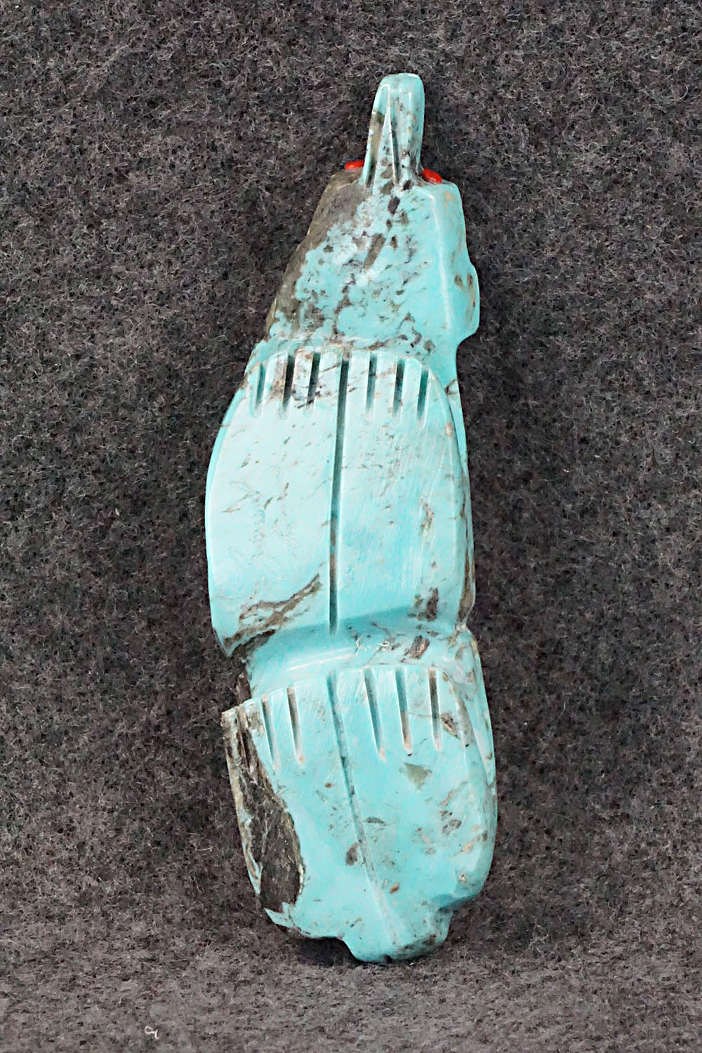 Badger Zuni Fetish Carving - Reynold Lunasee