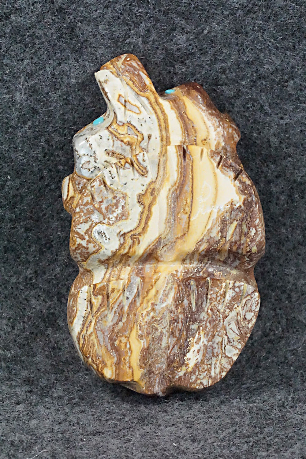 Bear Zuni Fetish Carving - Reynold Lunasee