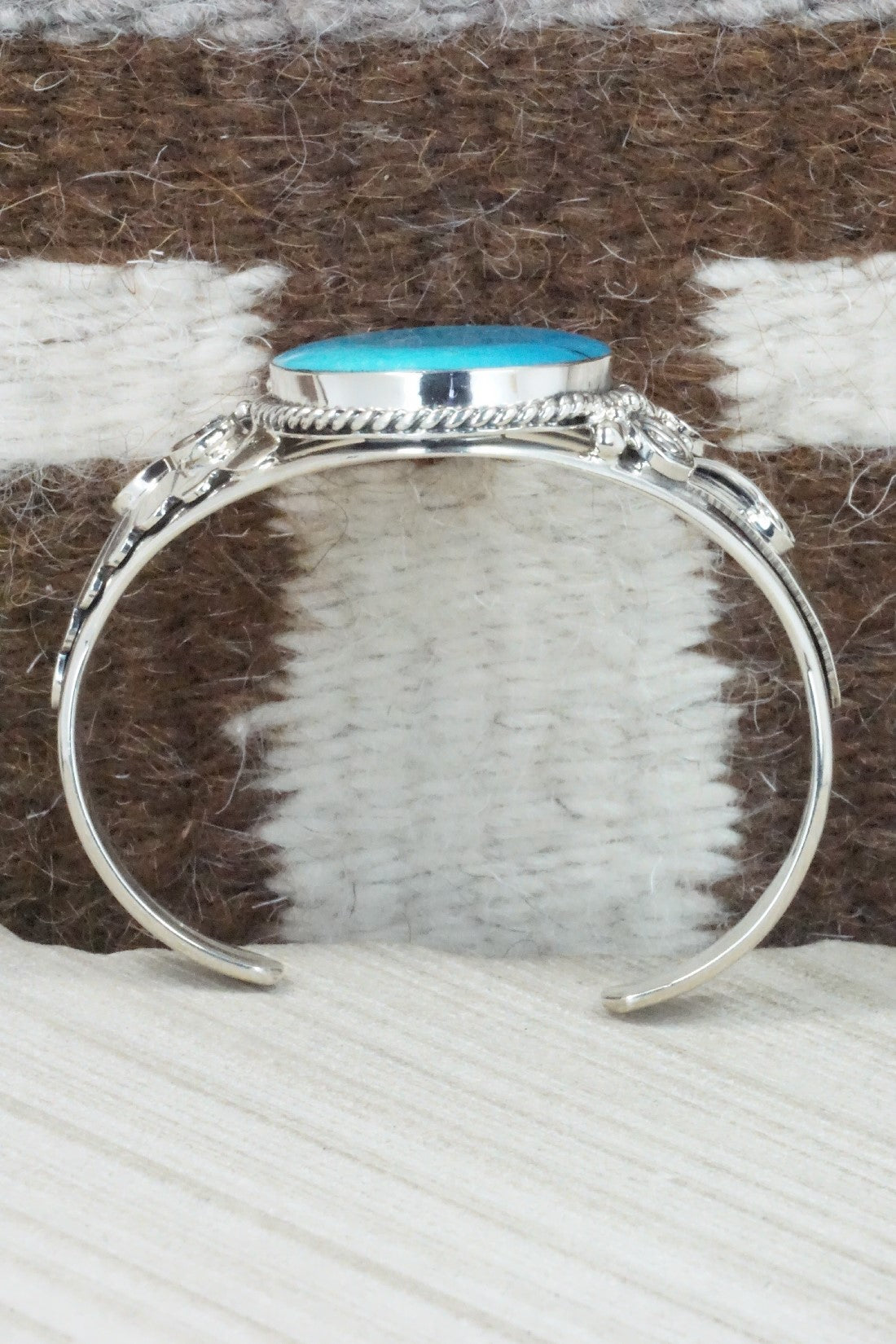 Turquoise & Sterling Silver Bracelet - Gilbert Smith