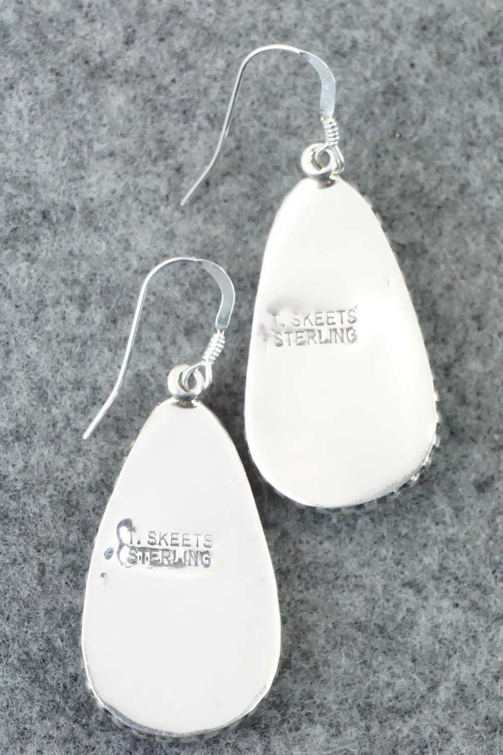 Turquoise & Sterling Silver Earrings - T. Skeets