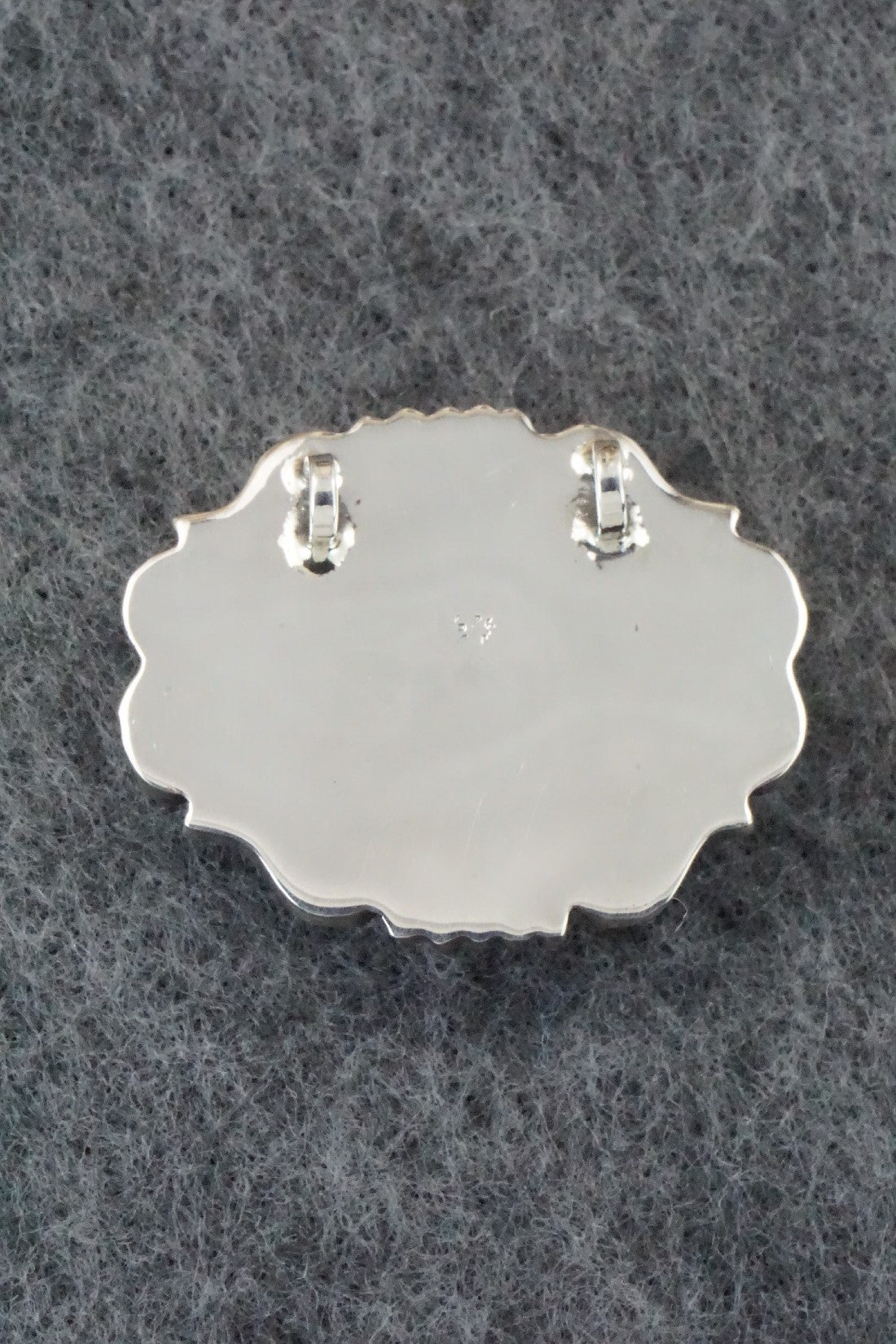 Turquoise & Sterling Silver Pendant - Sadie Jim