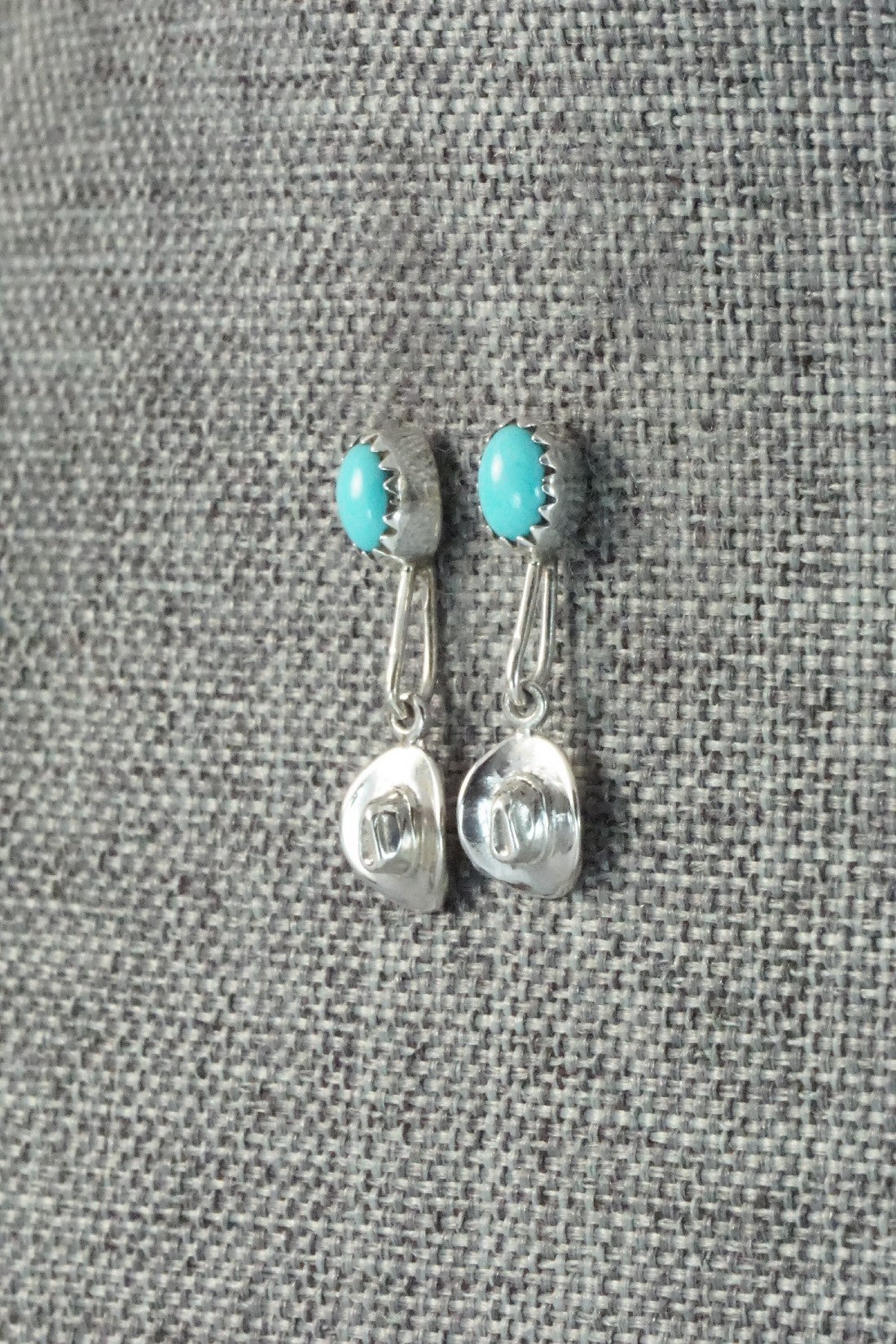 Turquoise & Sterling Silver Earrings - Sharon McCarthy