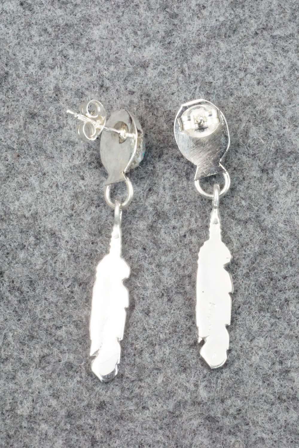 Turquoise & Sterling Silver Earrings - Judy Largo