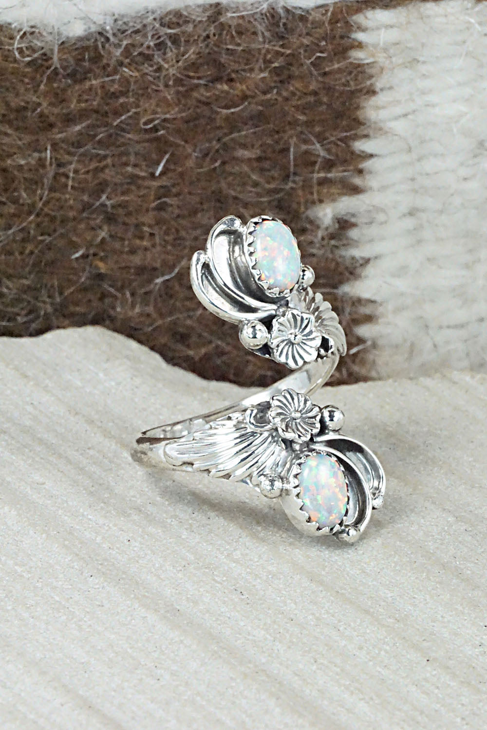 Opalite & Sterling Silver Ring - Etta Belin - 9