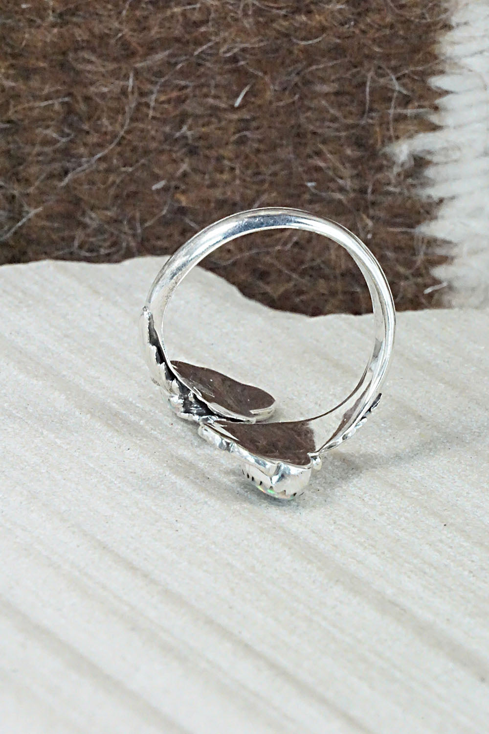 Opalite & Sterling Silver Ring - Etta Belin - 9