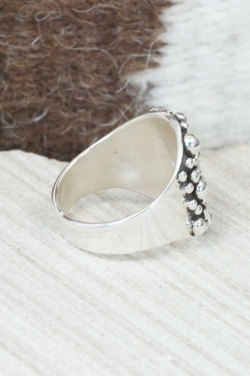 Sterling Silver Ring - Raymond Coriz - Size 9.5