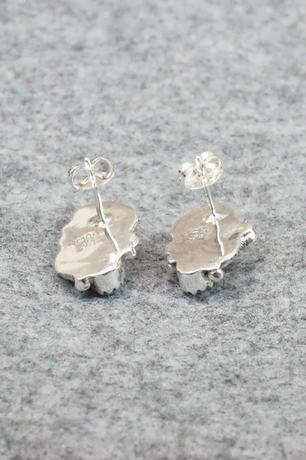 Turquoise & Sterling Silver Earrings - Annie Spencer