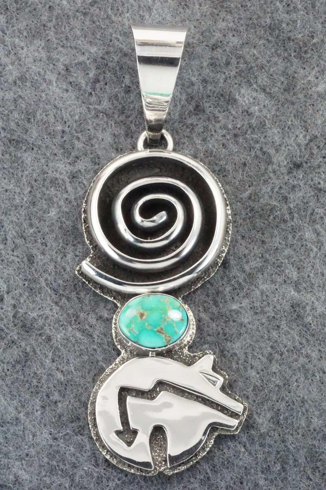 Turquoise & Sterling Silver Pendant - Alex Sanchez
