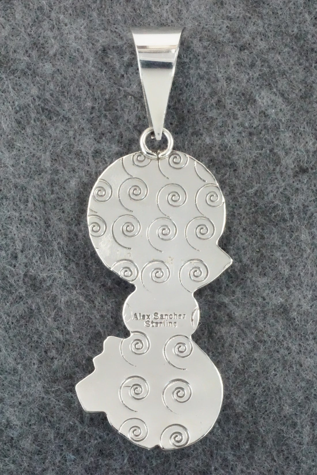 Turquoise & Sterling Silver Pendant - Alex Sanchez