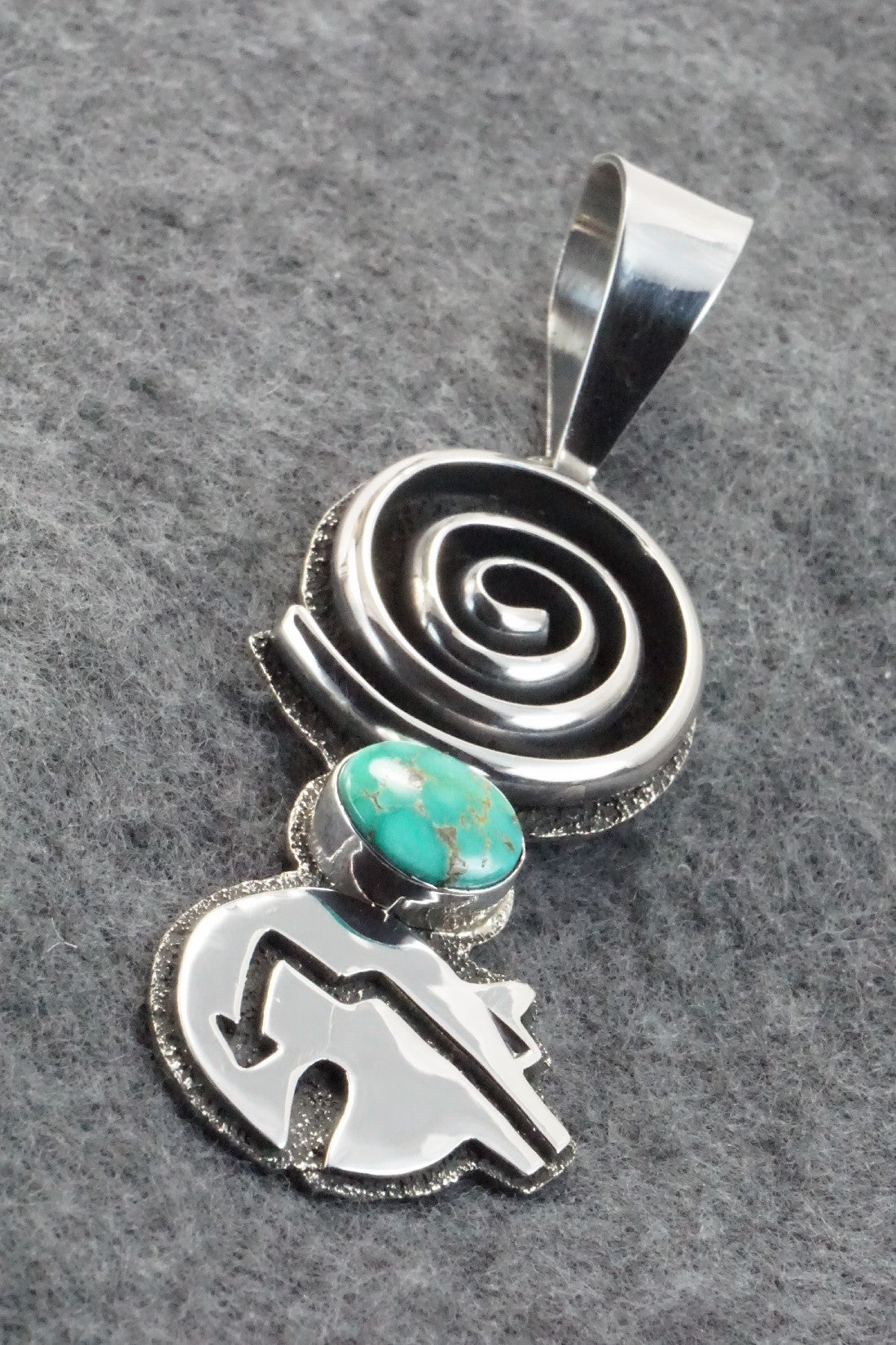 Turquoise & Sterling Silver Pendant - Alex Sanchez