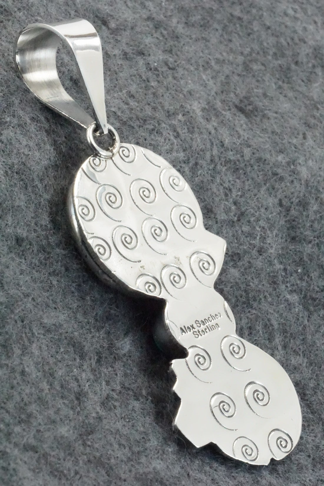 Turquoise & Sterling Silver Pendant - Alex Sanchez