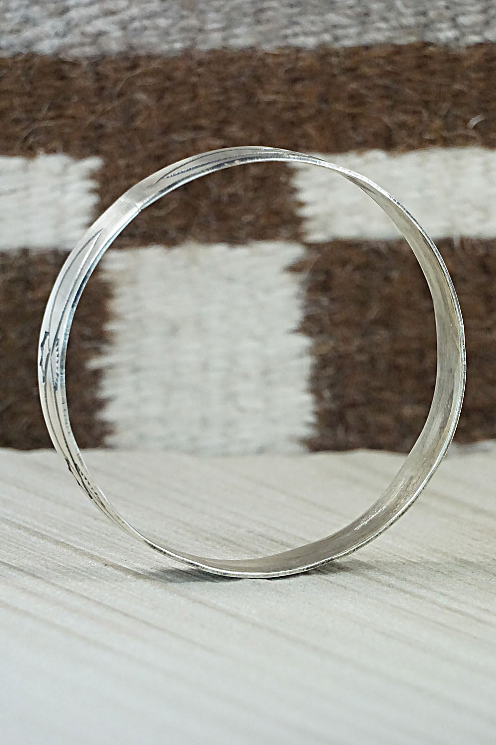 Sterling Silver Bangle Bracelet - Jerry Sandoval