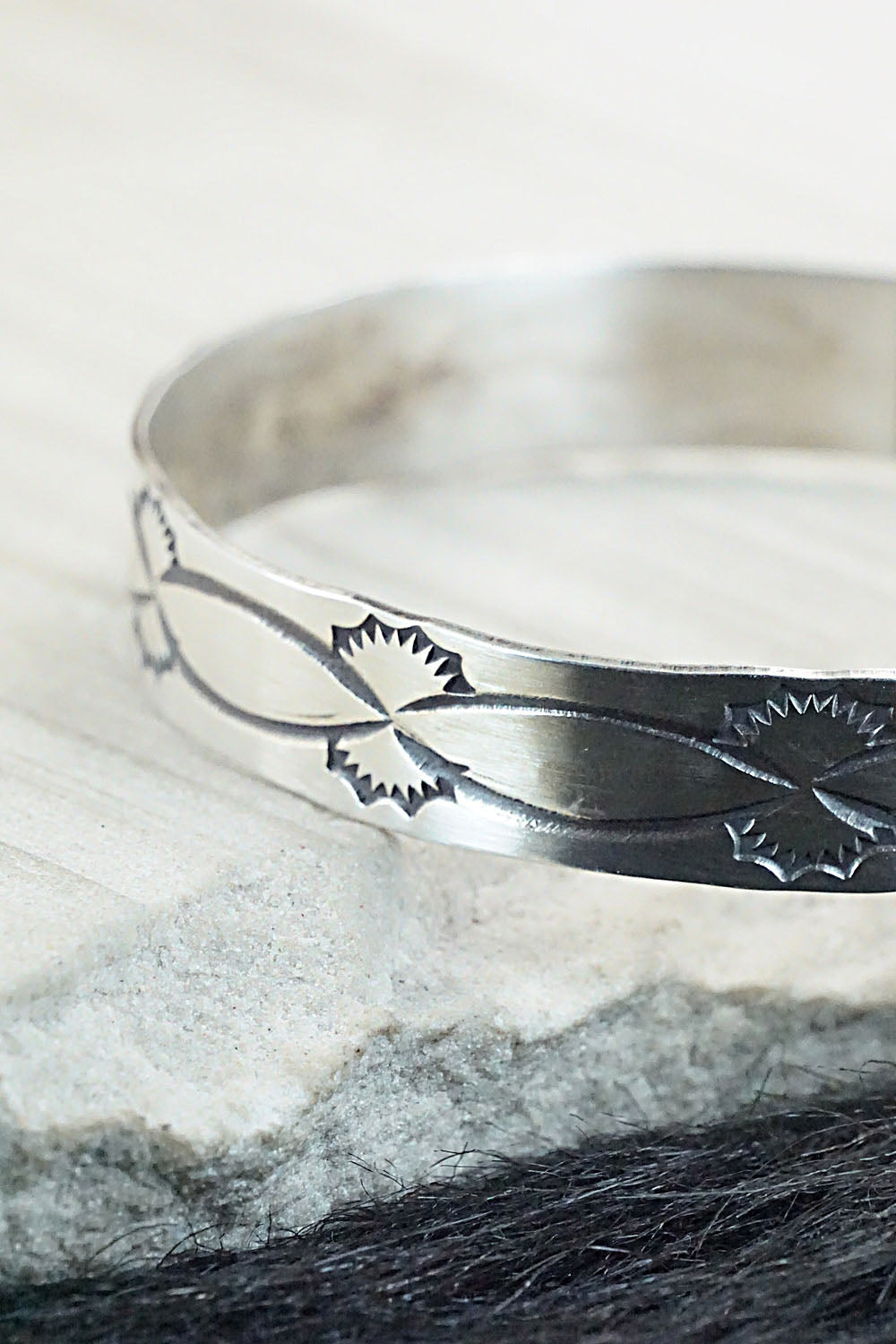 Sterling Silver Bangle Bracelet - Jerry Sandoval