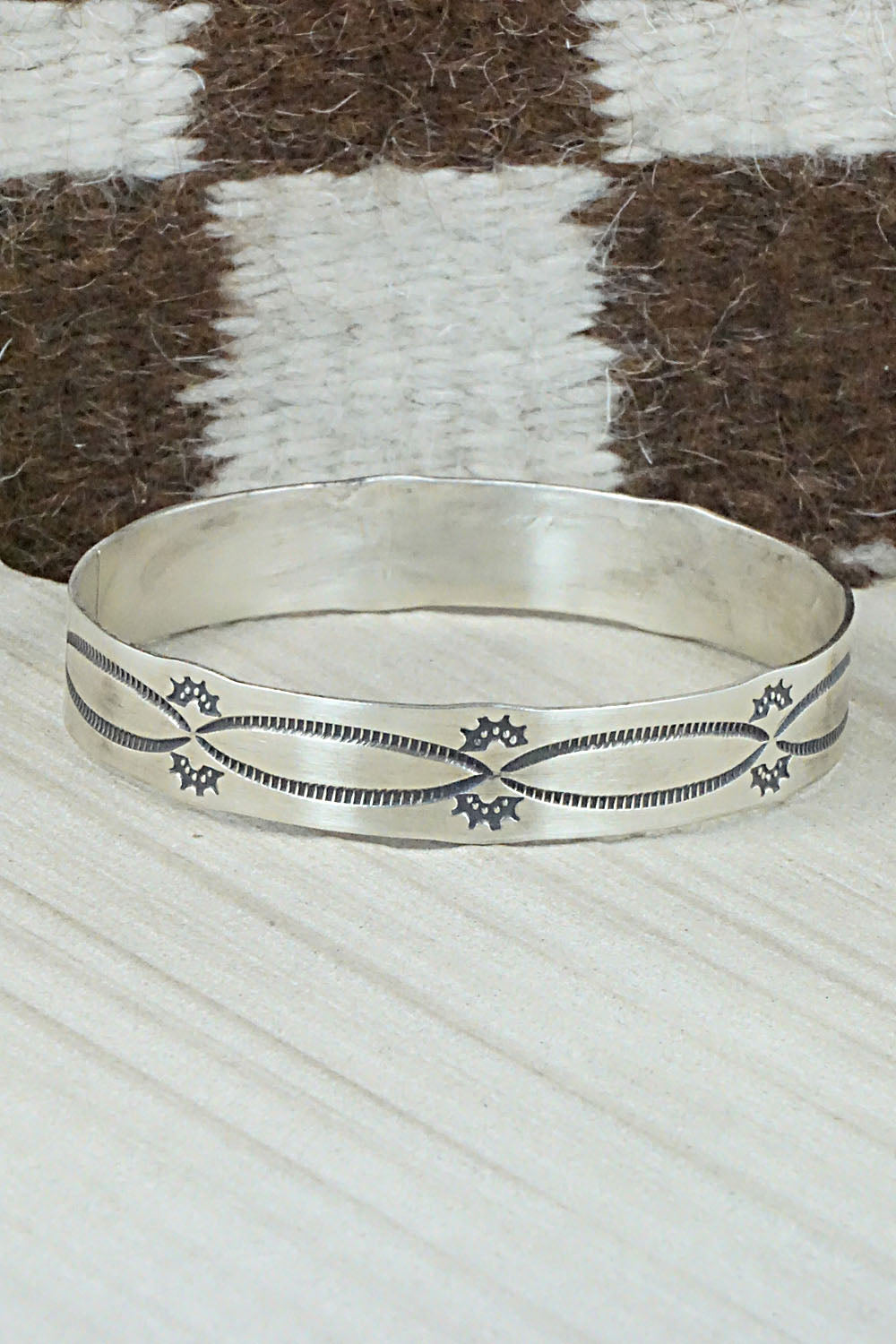 Sterling Silver Bangle Bracelet - Jerry Sandoval
