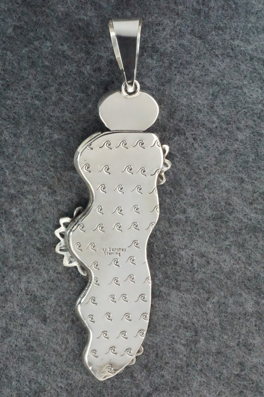 Turquoise & Sterling Silver Pendant - Alex Sanchez