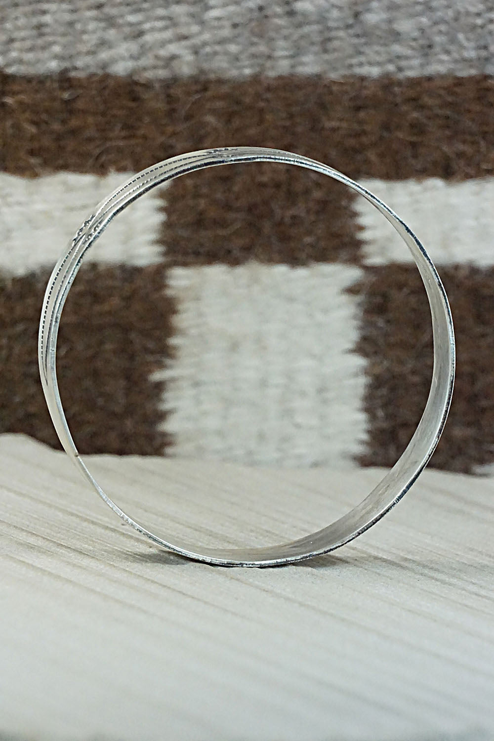 Sterling Silver Bangle Bracelet - Jerry Sandoval