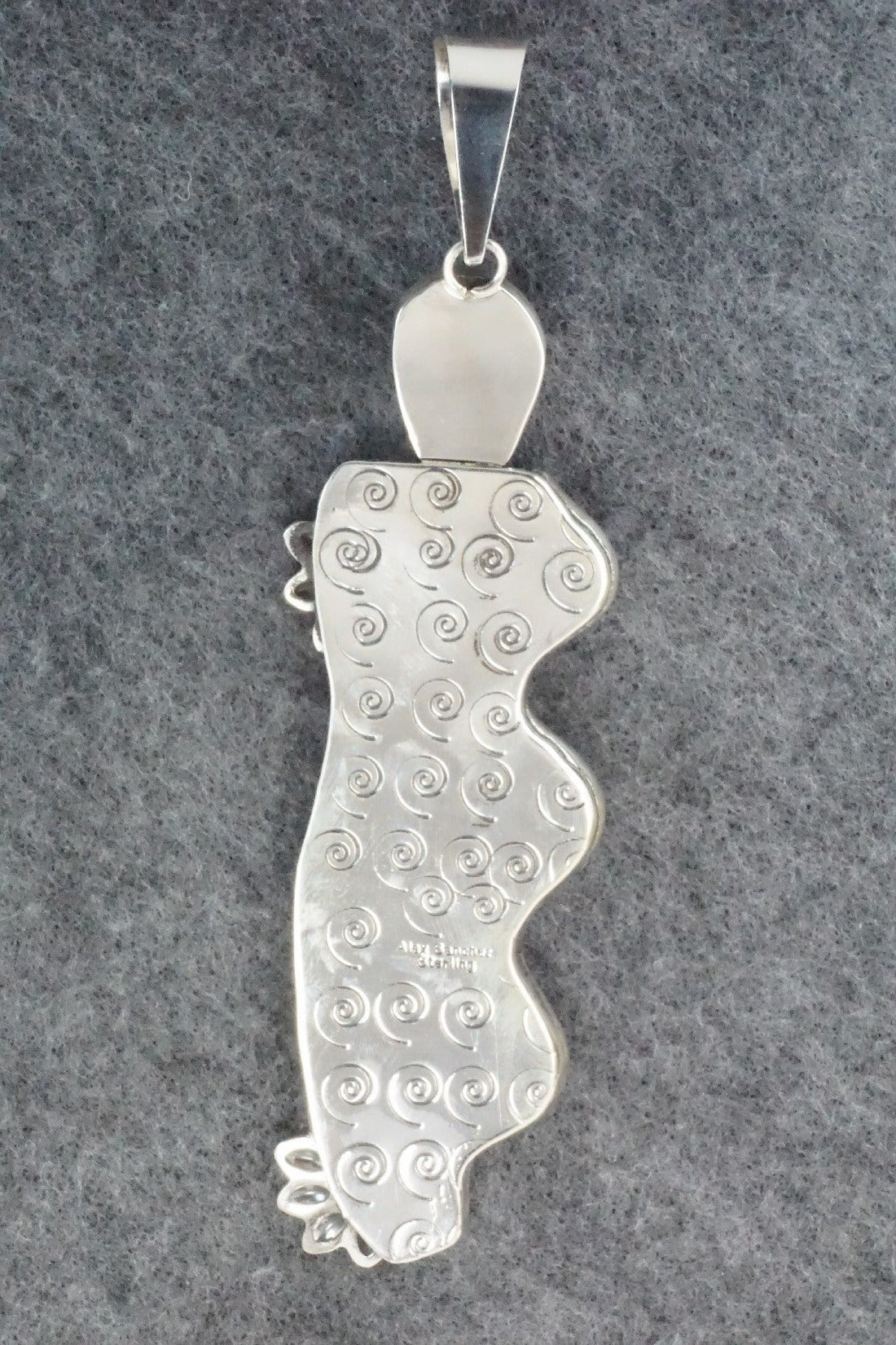 Turquoise & Sterling Silver Pendant - Alex Sanchez