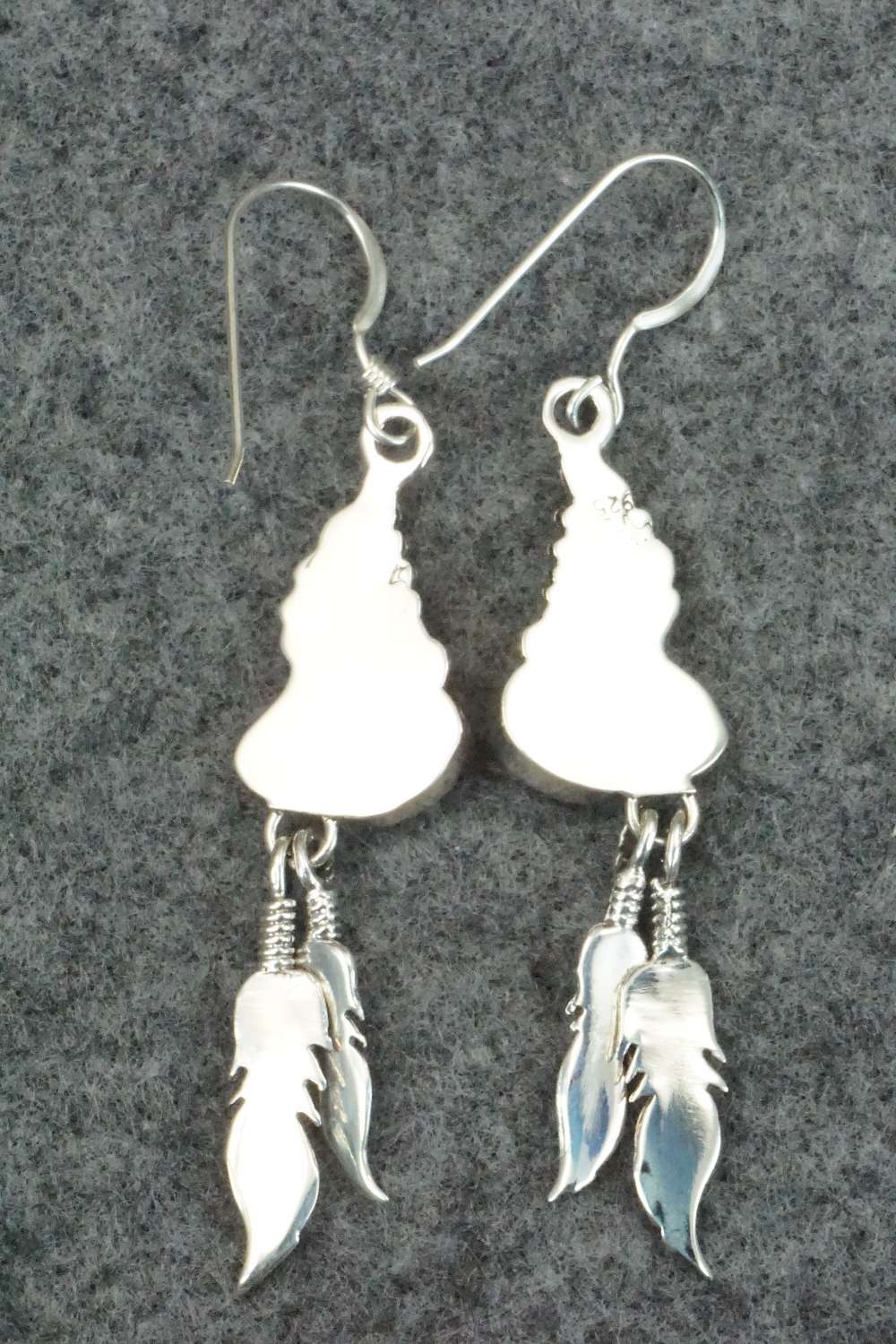 Turquoise & Sterling Silver Earrings - Etta Larry