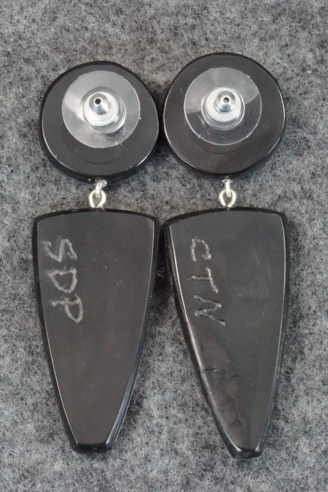 Multi Stone Inlay Earrings - Chris T. Nieto